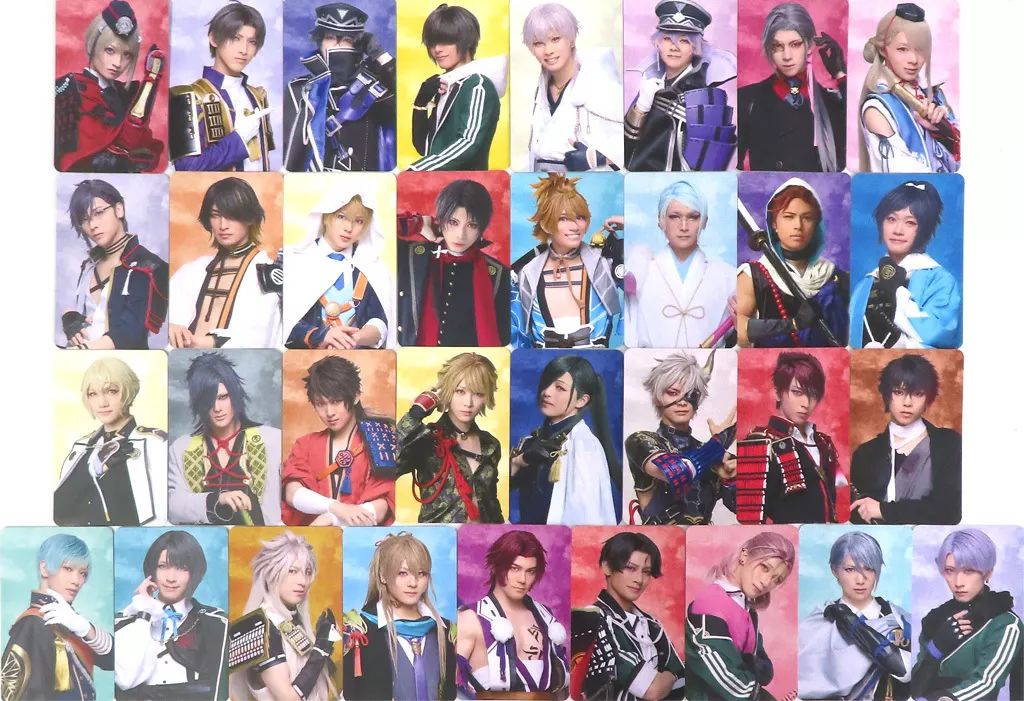 中古】キャラカード 全33種セット ランダムふぉとカード(戦闘ver