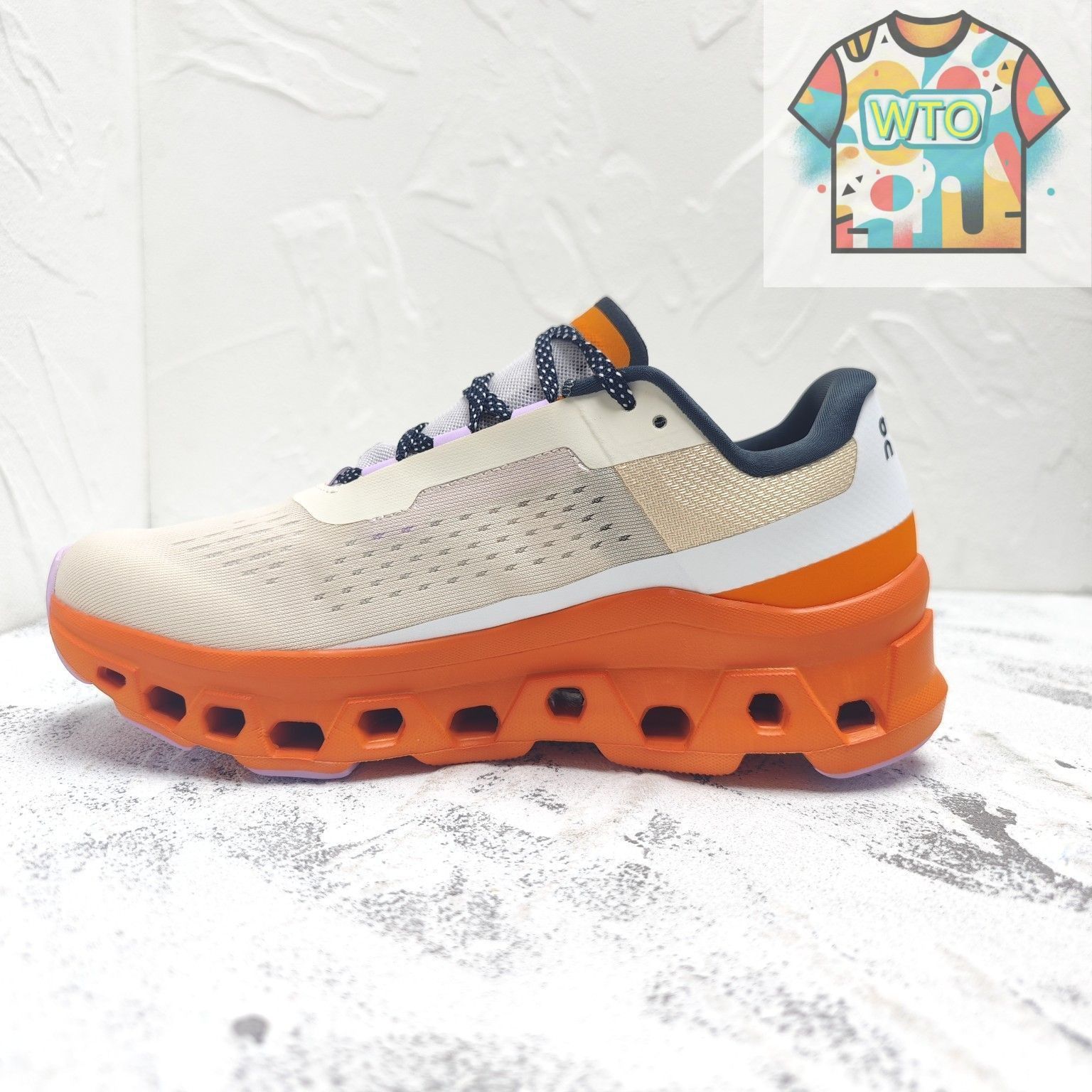 On Cloudstratus ホワイト/オレンジ　メンズ27cm Men's Cloudstratus 3 | White & Undyed | On Canada