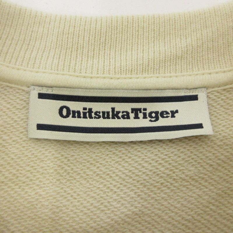 姫路東店 ONITSUKA TIGER オニツカタイガー スウェット SWEAT TOP 2183A996 ベージュ サイズ M 101 KIN-KAAI_COM