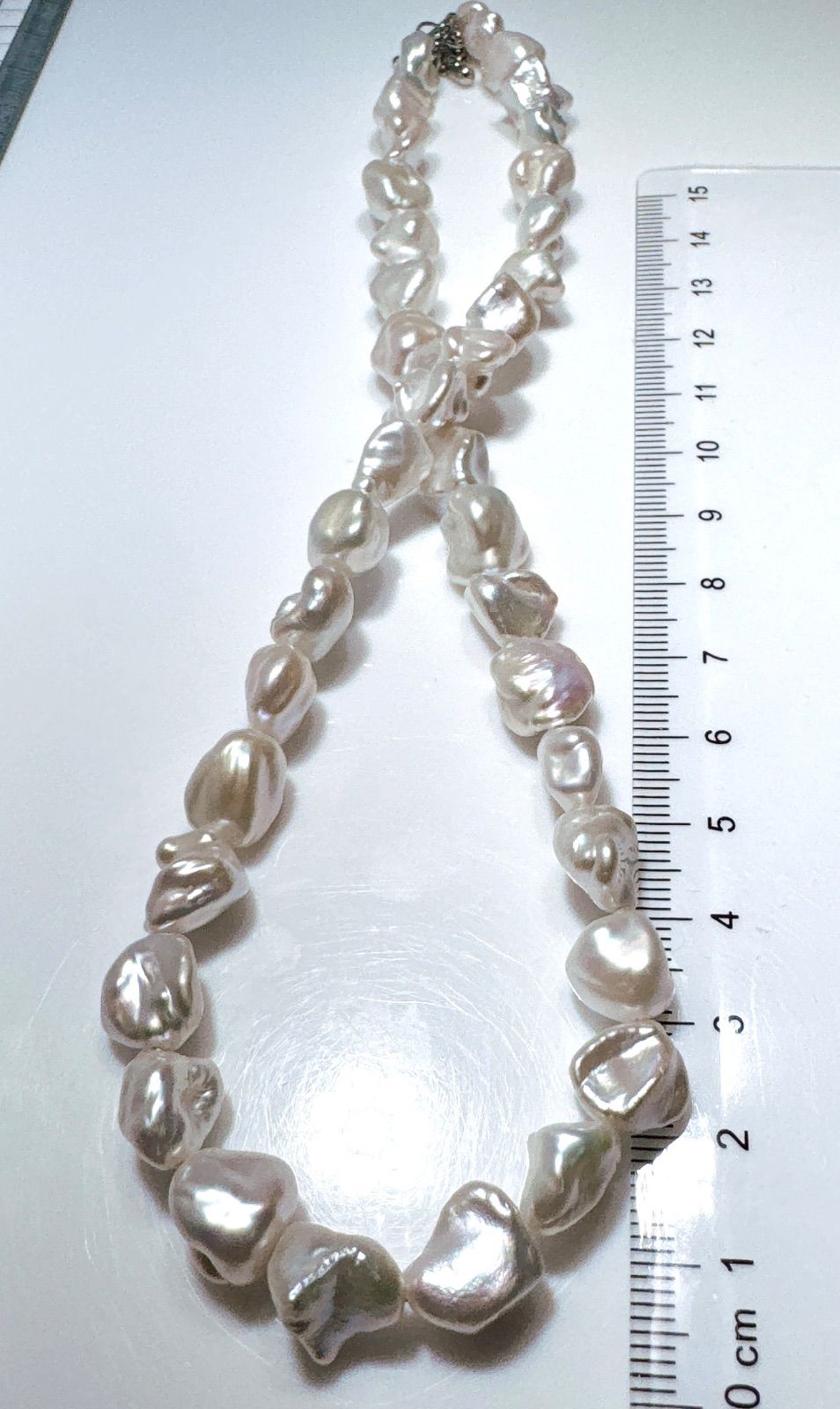 淡水バロックパールネックレスNO25-1857