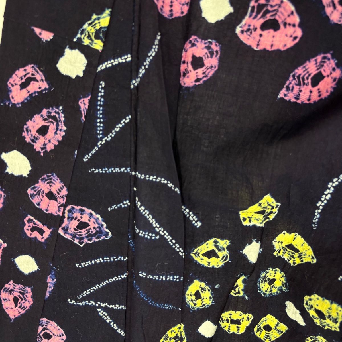 絞り浴衣 紫陽花