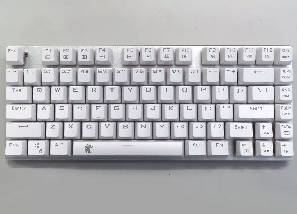 中古】PCハード E-YOOSO 赤軸 81キー Super Scholar RGBメカニカル
