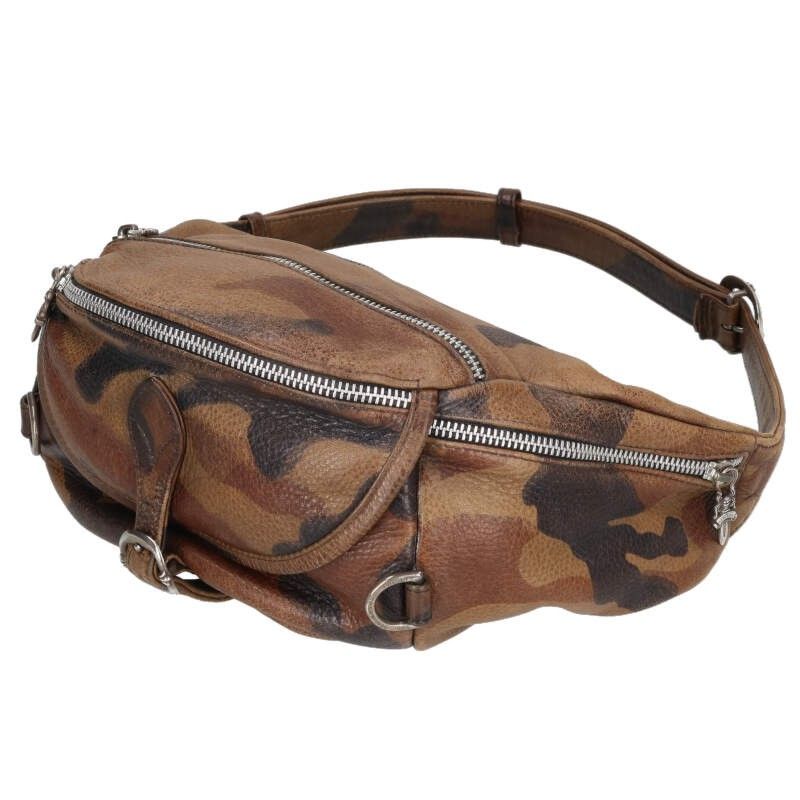 クロムハーツ 1 SNAT PACK CAMO|スナットパック カモフラ総柄レザーウエストバッグ メンズ