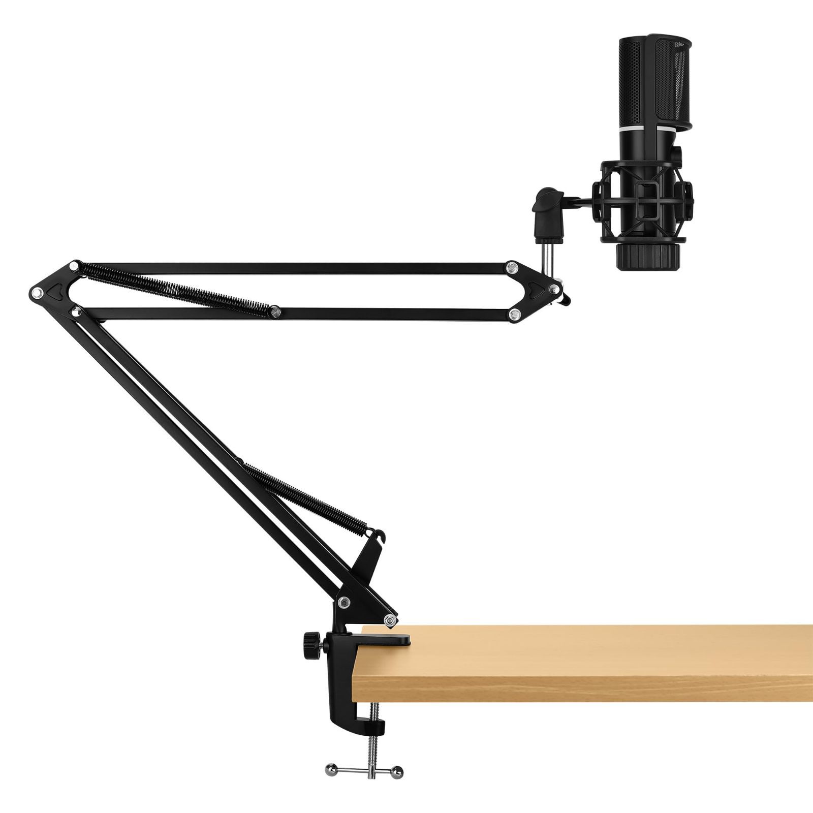 Streamplify ストリームプリファイ MIC MOUNT ARM USB コンデンサーマイク 単一指向性 カーディオイド 48kHz|16bit RGB|LEDライト クイックミュートボタン ヘッドホン出力 ポップガード マイクアーム付属 USB Ty
