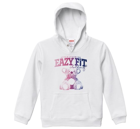 EAZY FiT logo パーカー 01（裏パイル） - メルカリ