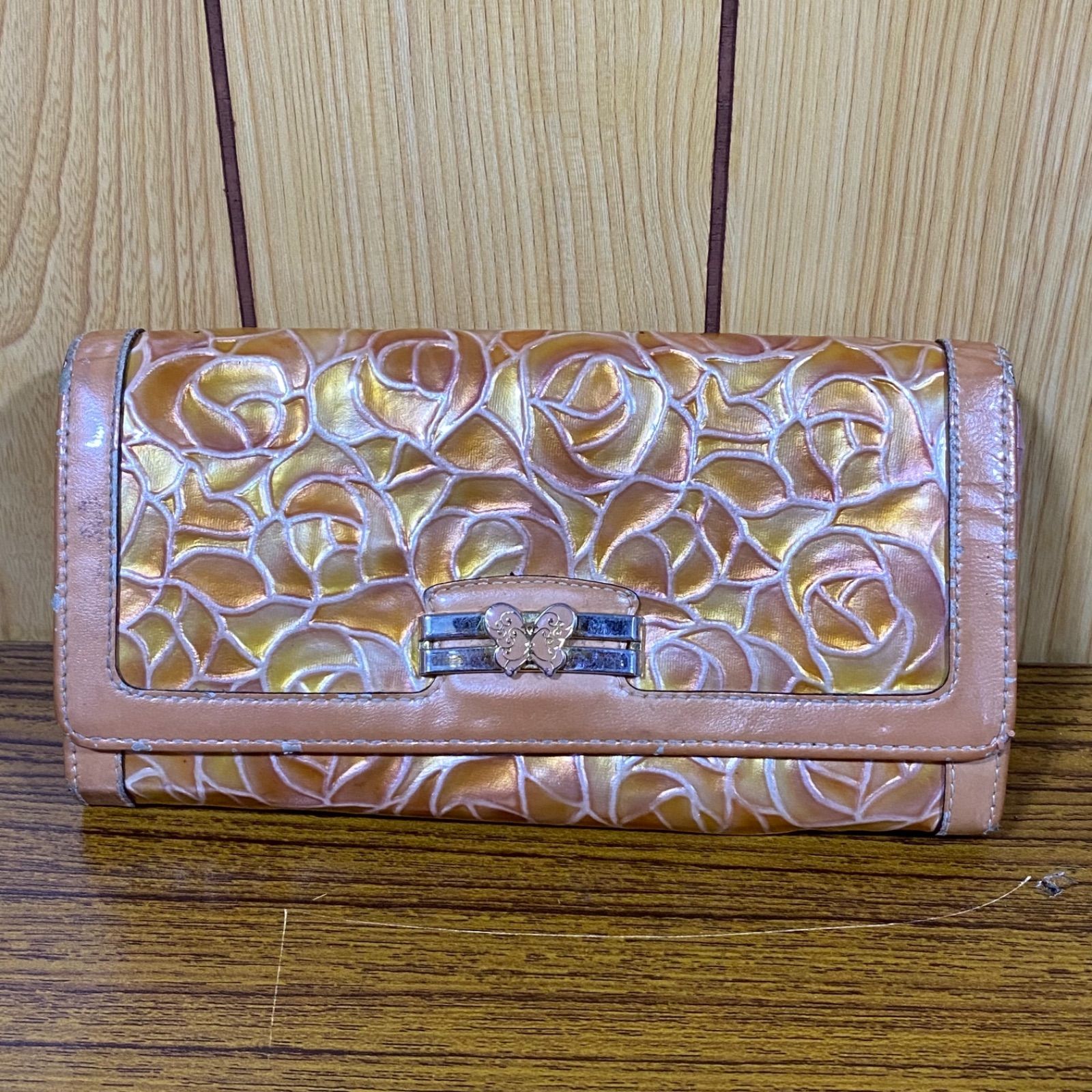 55 ANNA SUI アナスイ ドルチェ ローズ 長財布 レディース エナメル 