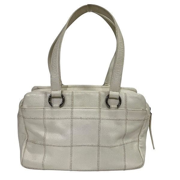 シャネル CHANEL ホワイト ミニボストン バッグ ハンドバッグ レディース