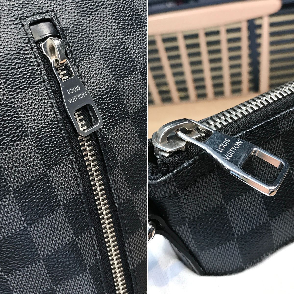 良品 ルイヴィトン ダミエグラフィット ミックPM 斜め掛けショルダー