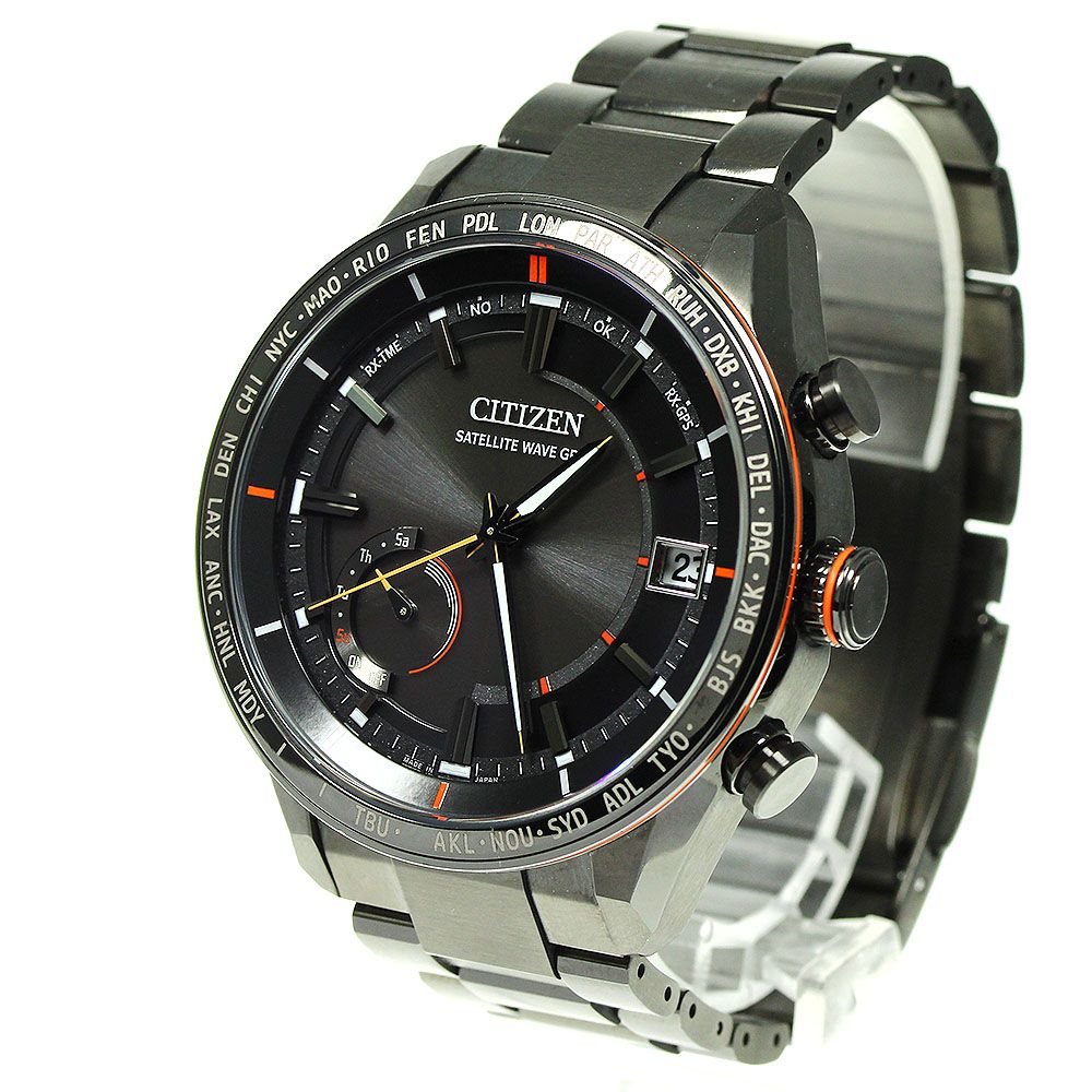 シチズン CITIZEN CC3085-51E/F150-T025803 アテッサ アクトライン デイト ソーラー電波 メンズ良品_744547 -  メルカリ