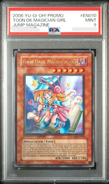 鑑定品PSA9】遊戯王 TOON DARK MAGICIAN GIRL トゥーン・ブラック