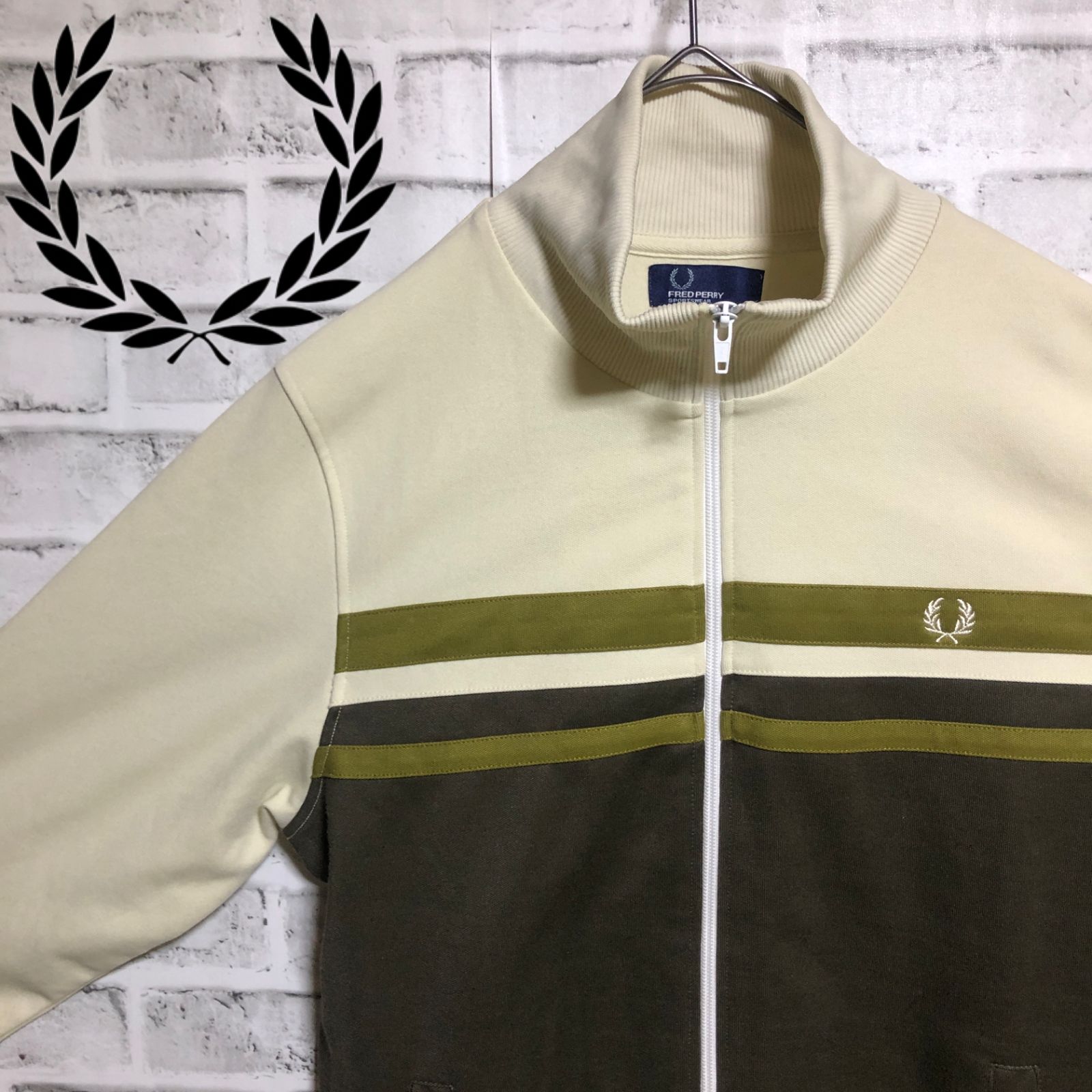 FRED PERRY☆M～L☆ブラウン☆フレッドペリー☆ジャージ☆トラックジャェ