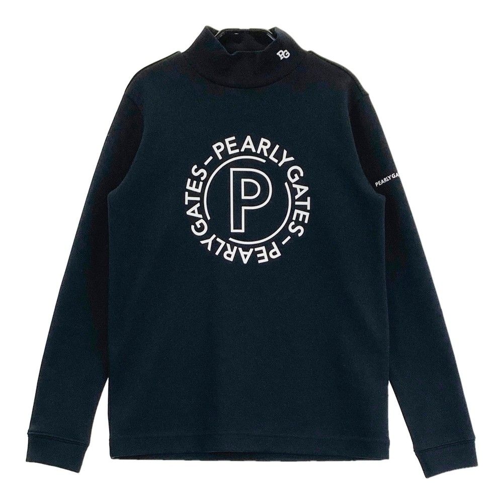 PEARLY GATES ネイビー 長袖シャツ サイズ0 PEARLY GATES ネイビー 長袖シャツ サイズ0 ロゴ tes ブランド