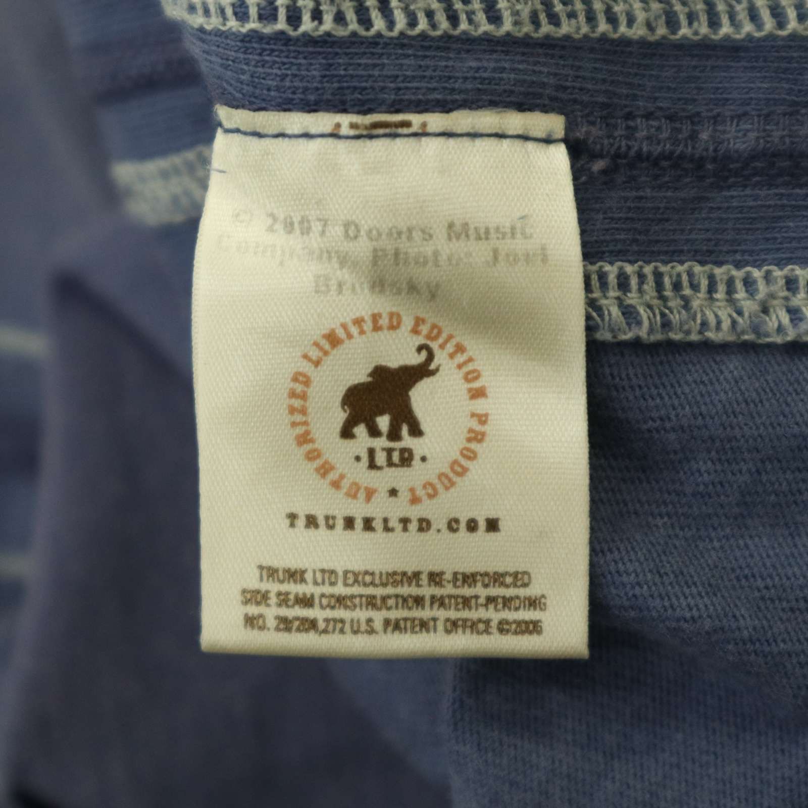 TRUNK SHOW トランクショー 春夏 The Doors☆ USED加工 プリント 半袖 