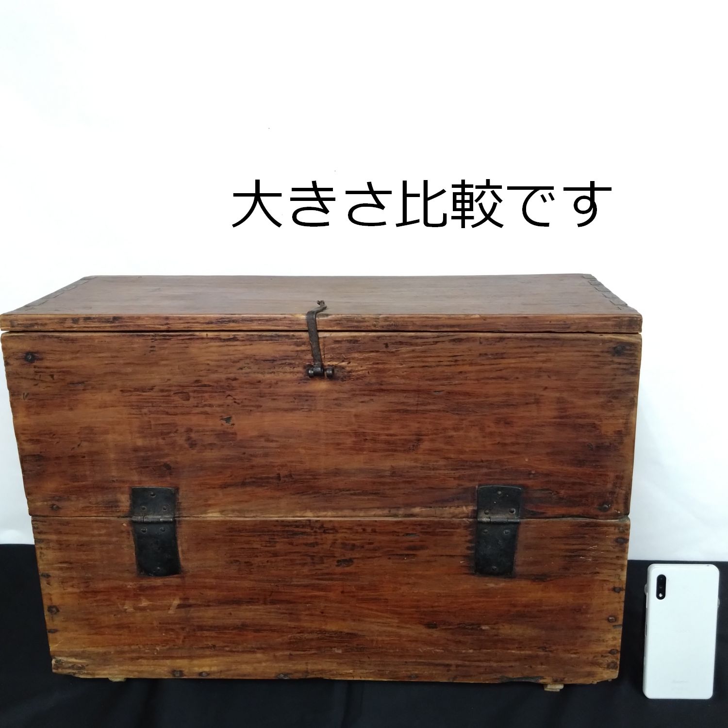 李朝 希少 バンダジ（収納棚） 拭漆 40cm × 57cm 0096 - メルカリ