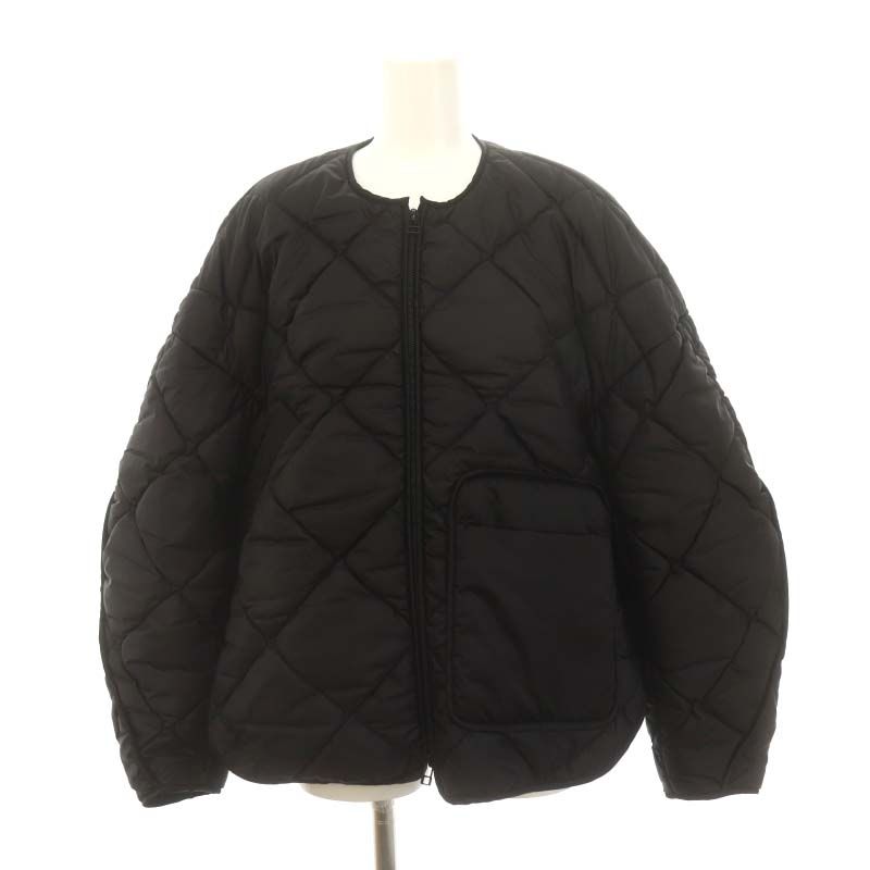 エンフォルド ENFOLD 23AW SATIN QUILTED JACKET キルティング 