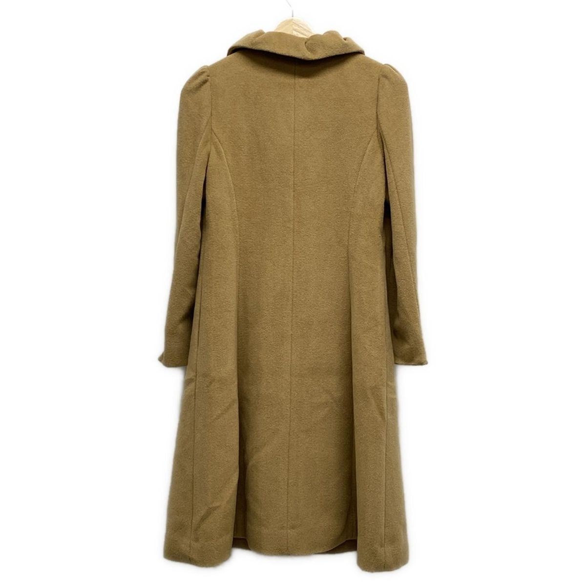 M S GRACY エムズグレイシー コート サイズ36 S レディース - ライトブラウン 長袖 パール 秋 冬