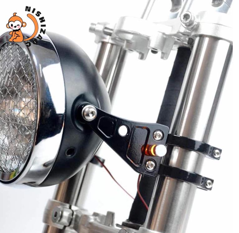 ヘッドライトステー 41mm 41φ 41パイ ブラックCB400SF CB750 ホーネット250 VTR250 NSR250R CBX400F VRX400 黒 ヘッドライトステー 41パイ アルミ製 NSR250R CB400SF VTR250