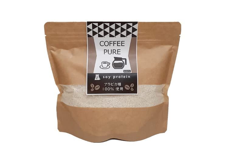 ピュアパートナー COFFEE PURE (珈琲ピュア) ソイプロテイン 人工甘味料不使用 500g プロテインパウダー 国内加工 プロテイン コーヒーピュア 2パック [コーヒー] [2パック]