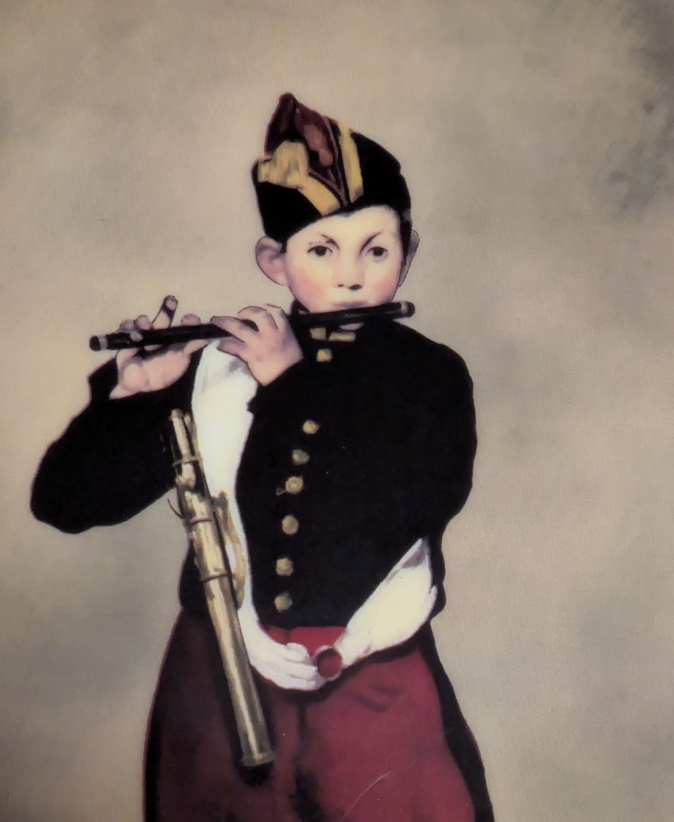 絵/陶板画/エドゥアール マネ 笛吹少年/陶板額 複製画 エドゥアール マネ