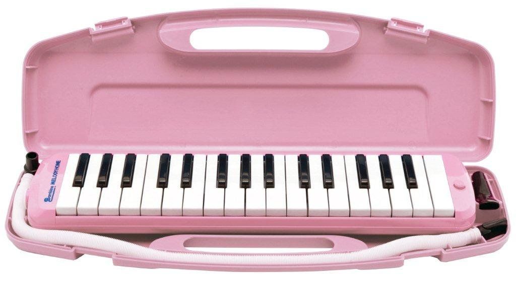 ピンク ゼンオン 鍵盤ハーモニカ バンビーナ メロディーホーン BMH-32 PINK 32鍵