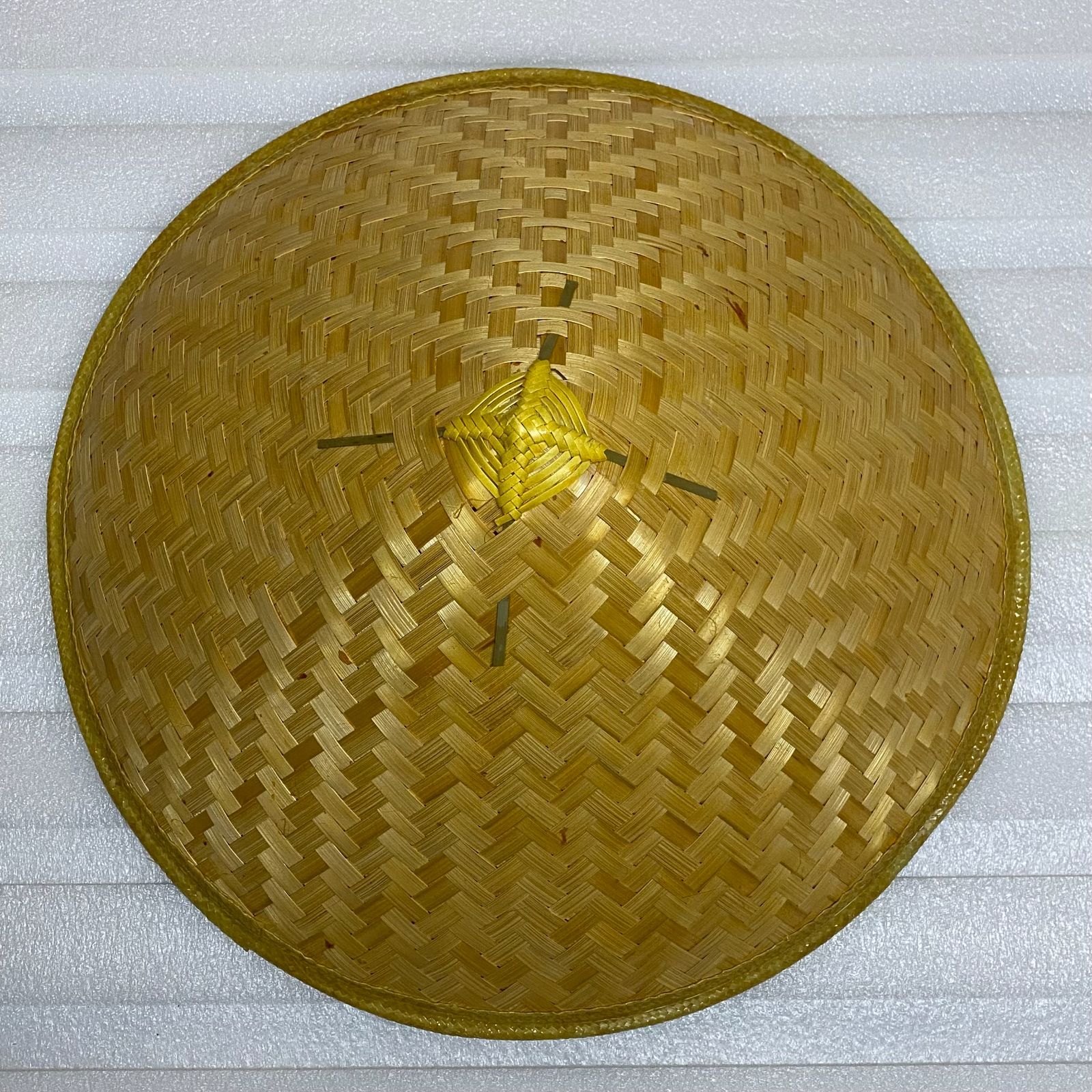 【未使用品】竹笠 6782 川西工業 ゴトク・あご紐付 フリーサイズ 大人用 直径47.5cm 帽子 網代編 通気性 軽量 農作業 釣り - メルカリ