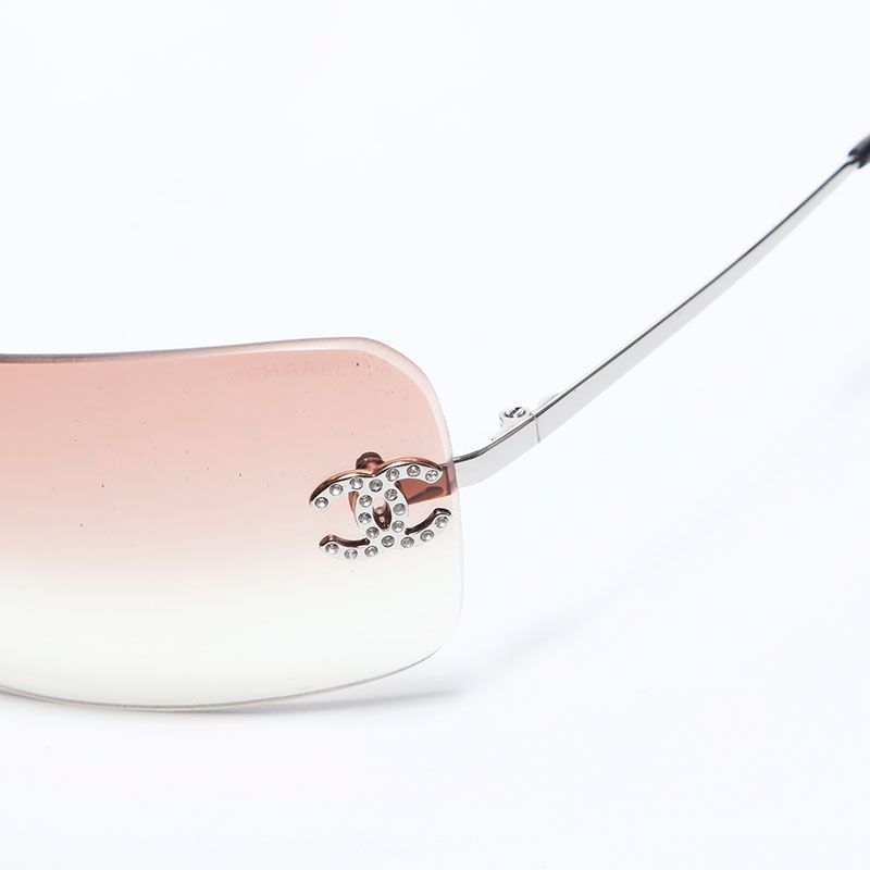 CHANEL シャネル サングラス ココマーク リムレス グラデーション