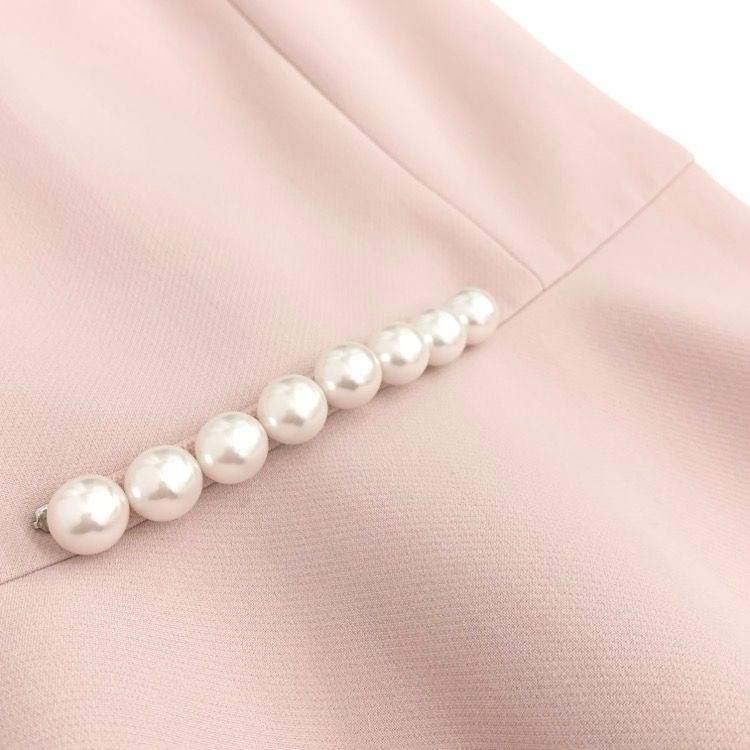 YOKO CHAN H-line Pearl Dress ワンピース
