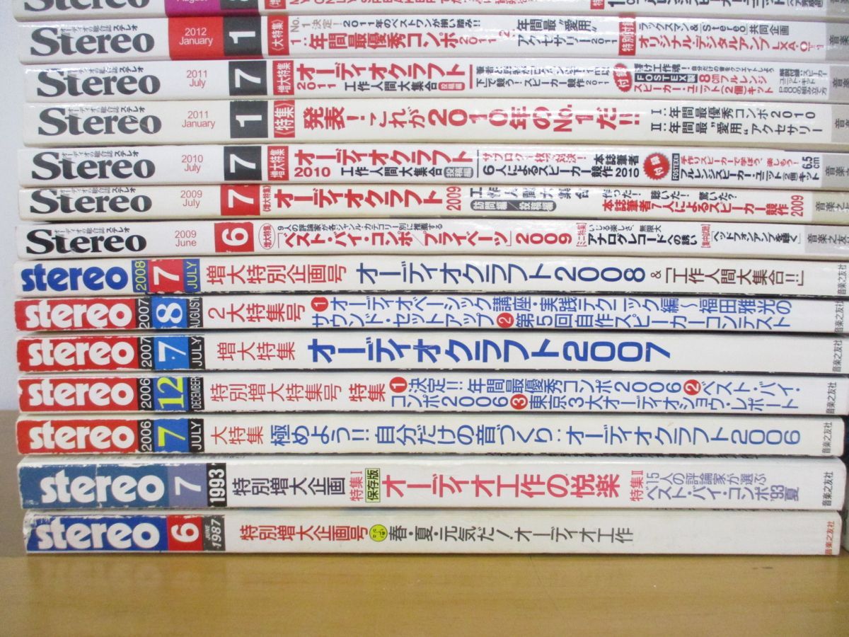 オーディオの総合誌 ステレオ Stereo 付録のみ 2012年8月号