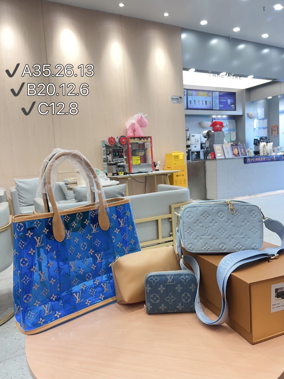 TOP New 2025 高品質3点セット - Lv ブルージェリーバッグ ブルーカメラバッグ 財布 特別割引 | -WTO輸入2