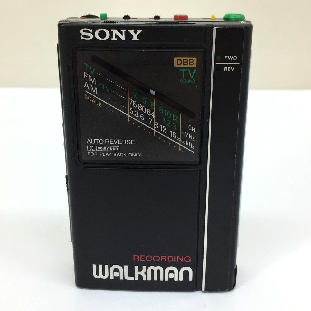 SONY ソニー WM-F404 Walkan ウォークマン Radio Cassette Corder ラジオカセットレコーダー ※動作未確認 -  メルカリ