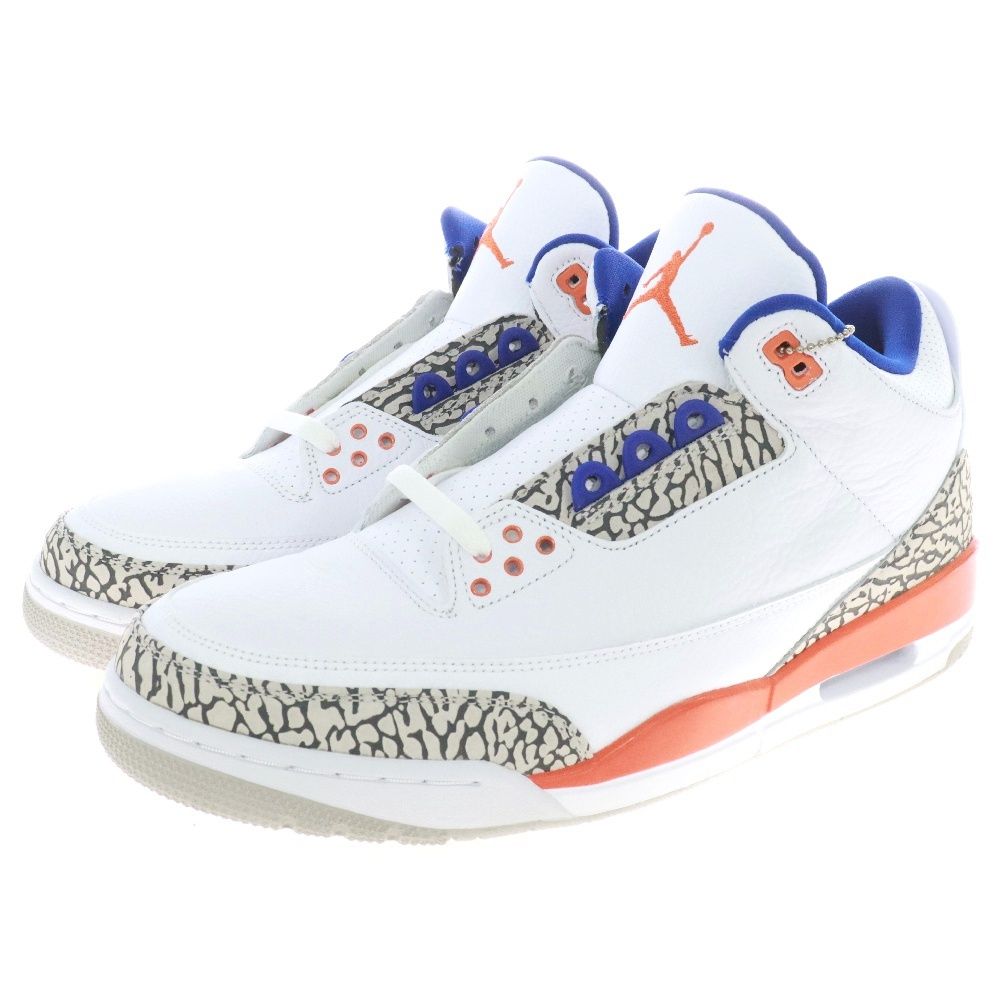NIKE (ナイキ) Air Jordan 3 Retro Knicks 136064-148 エアジョーダン3