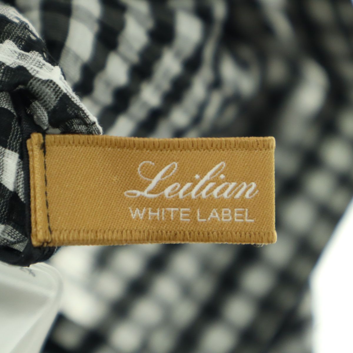 ※最終価格※　レリアンプラスハウス13+ ギンガムチェックテーラードジャケット 美品 Leilian レリアン ギンガムチェック 長袖 シアサッカー地