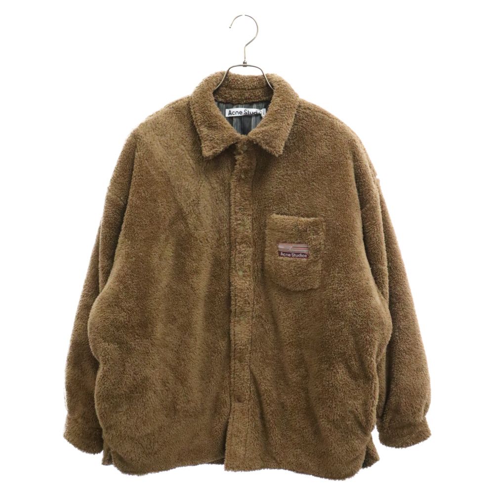 Acne Studiosアクネストゥディオズ ミリタリーフーデッドブルゾン 46 Acne Studios (アクネ ストゥディオズ) Soft Teddy Jacket B90656