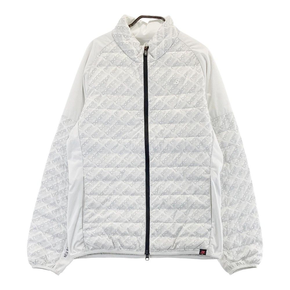 サイズ：5 NEW BALANCE GOLF ニューバランス  中綿 ジャケット 総柄 ホワイト系 [240101306383] ゴルフウェア メンズ ストスト