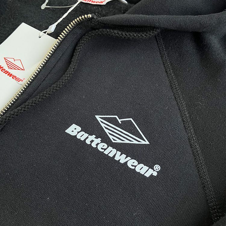 バテンウェア Battenwear フーディー TEAM REACH-UP ZIP HOODY M 