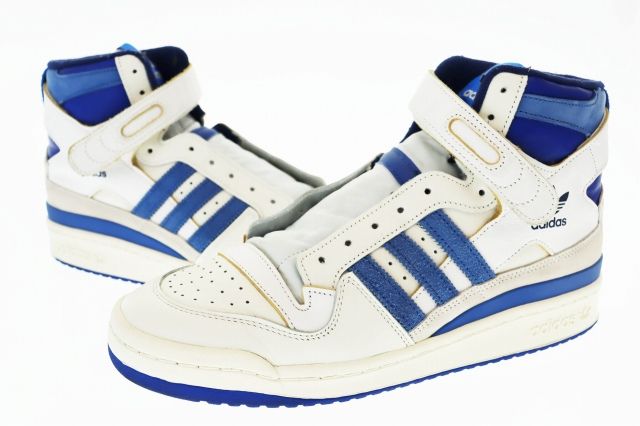 アディダス adidas FORUM 84 HIGH BLUE THREAD Off White Bright Blue Footwear White フォーラム 84 ハイ ブルースレッド FY7793 29 ホワイト ●▲ 250514