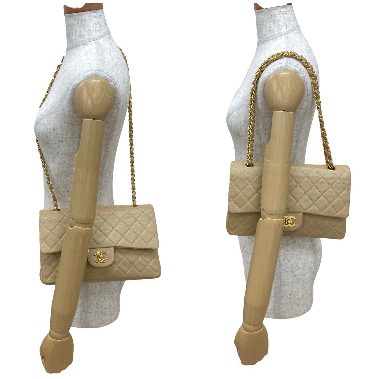 極 美品 袋付 シール有 1番台 CHANEL シャネル マトラッセ ココ