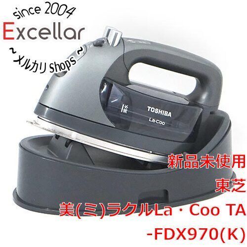 bn 11 TOSHIBA コードレスアイロン 美 ミ ラクルLa Coo TA-FDX970 K ブラックスチール