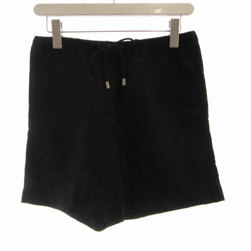 トーテム TOTEME ショートパンツ ハーフ イージー 32 黒 ブラック /RO