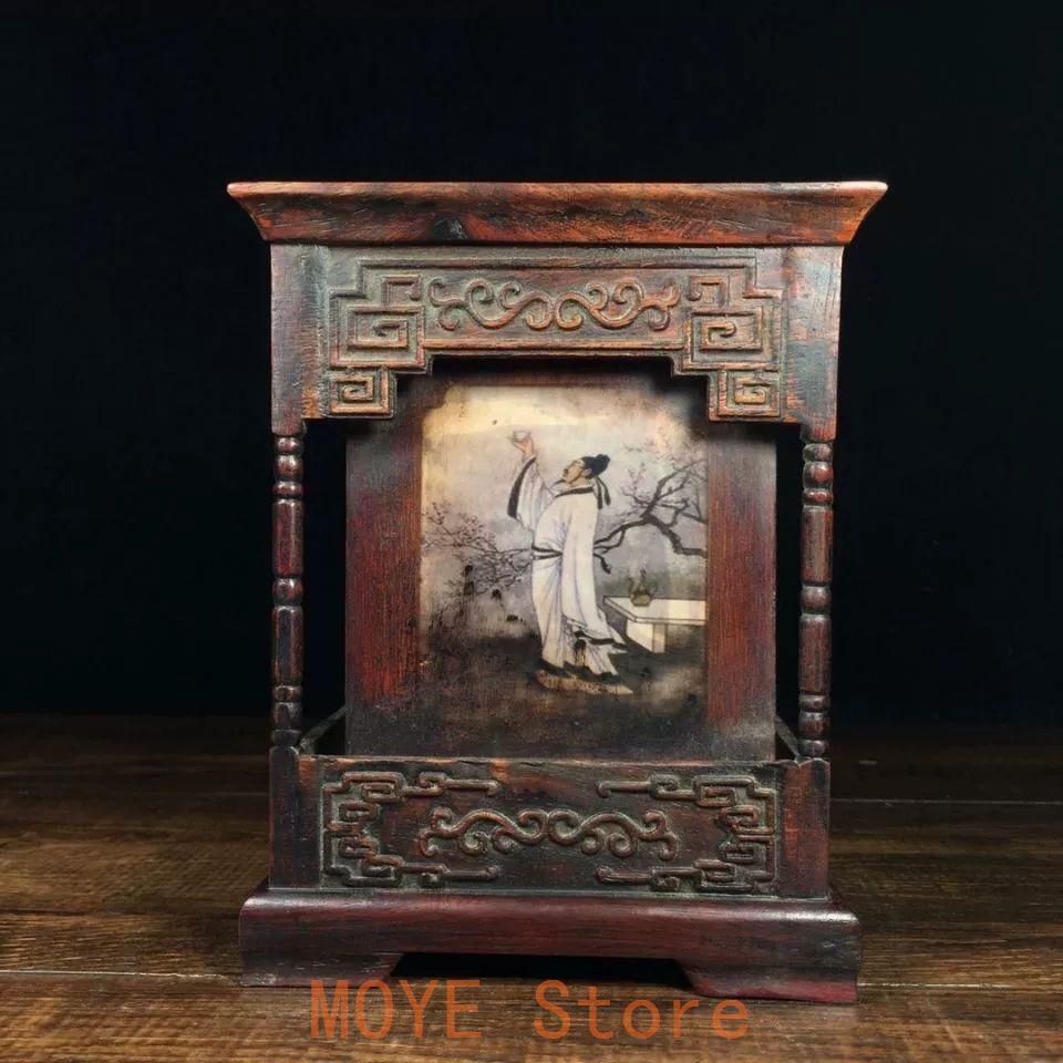 彫刻六角竹筆筒 文房四宝 古文房具 書道具 文房具 現代工芸品 美術品 置物 彫刻六角竹筆筒 文房四宝 古文房具 書道具 文房具 現代工芸品