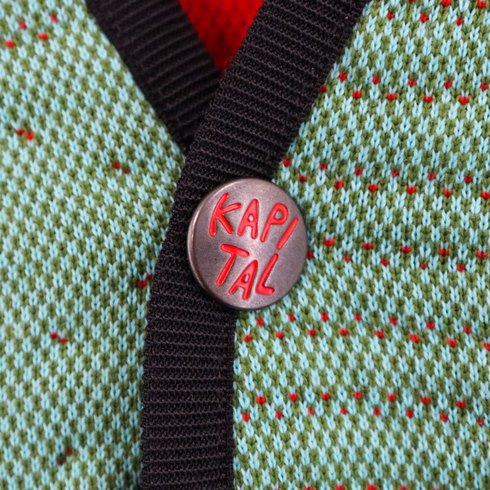 KAPITAL BYBORRE チマヨベスト KAPITAL (キャピタル) 20AW×BYBORRE 3D Hyper Chimayo Vest バイボレ