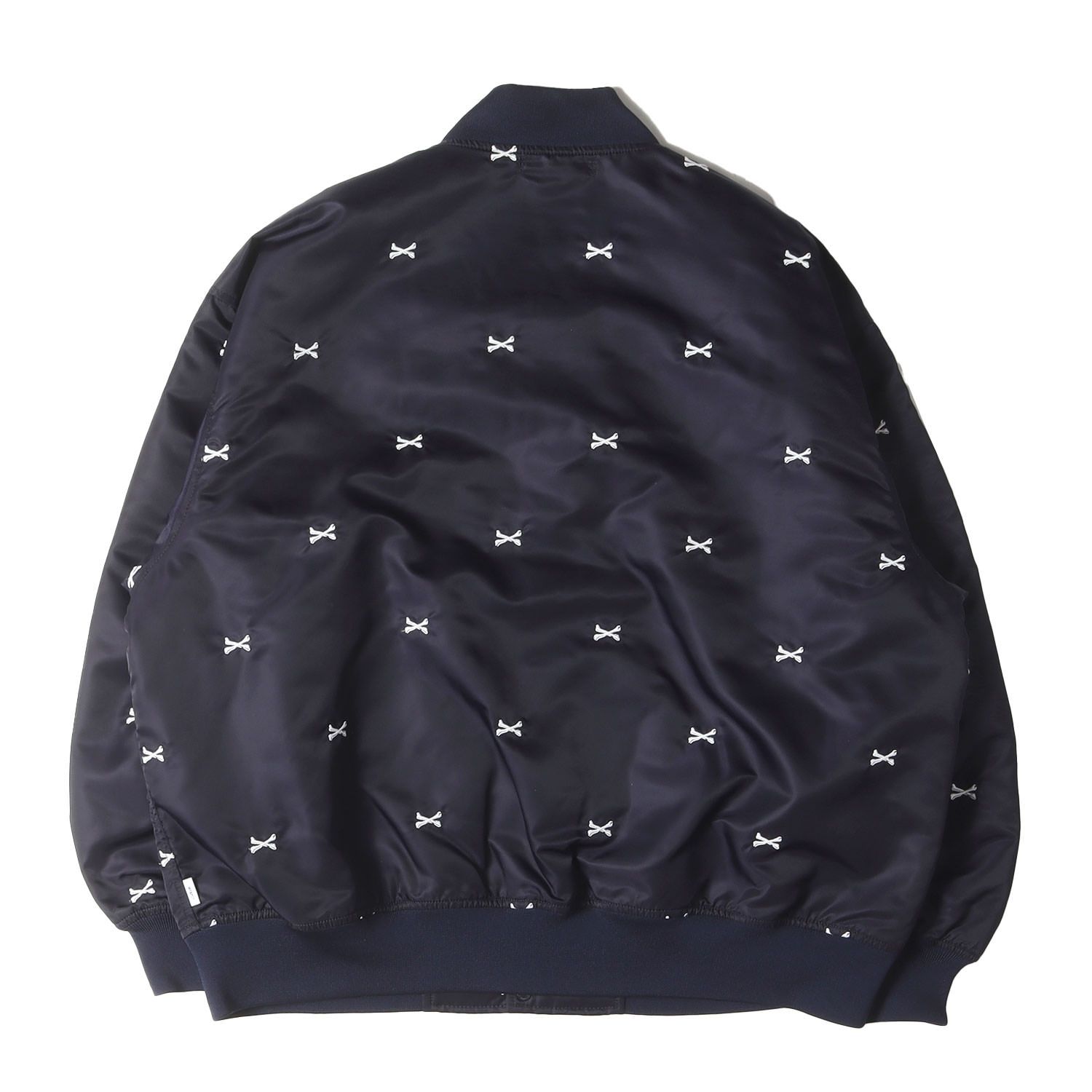 Wtaps team Jacket ネイビー 美品 クロスボーン WTAPS(ダブルタップス
