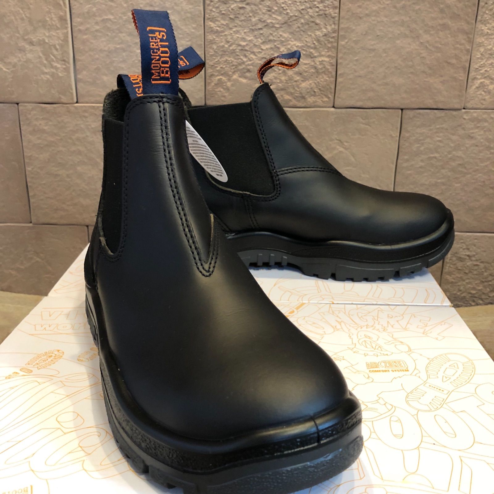 モングレルブーツ新品 オーストラリア発 MONGREL BOOTS 安全靴 サイドゴアブーツ