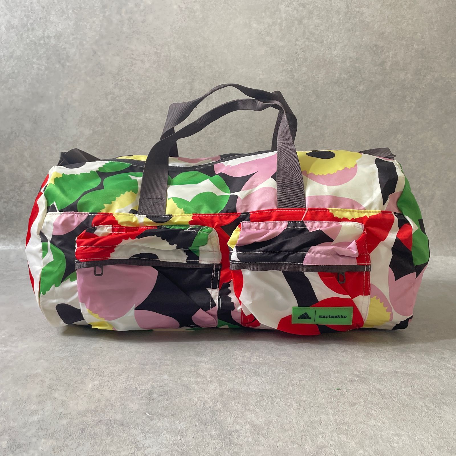 marimekko × adidas 花柄 ダッフルバッグ ボストンバッグ