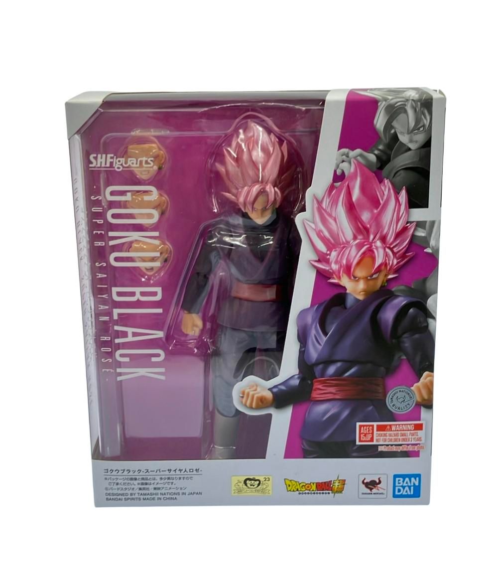 美品 フィギュア ゴクウブラック・スーパーサイヤ人ロゼ S.H.Figuarts バンダイ