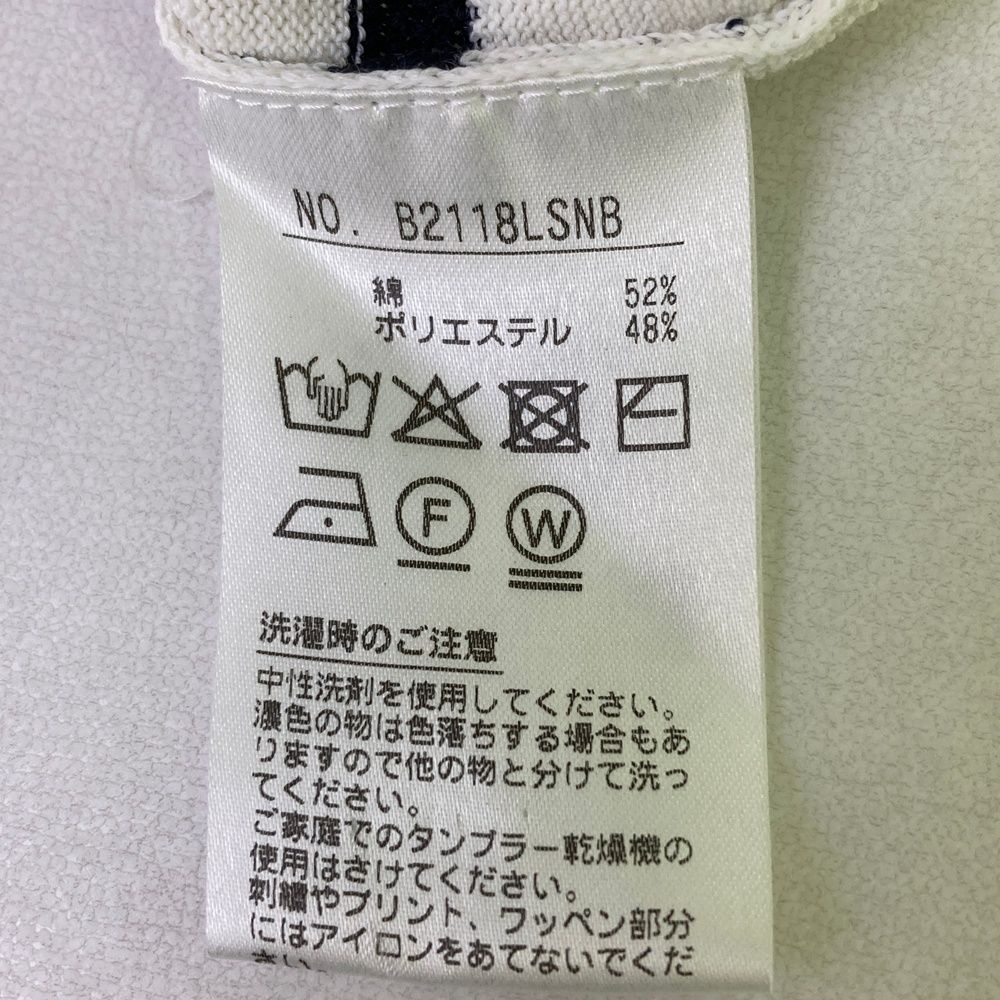 サイズ：L BLACK&WHITE ブラックアンドホワイト ニット ジップベスト