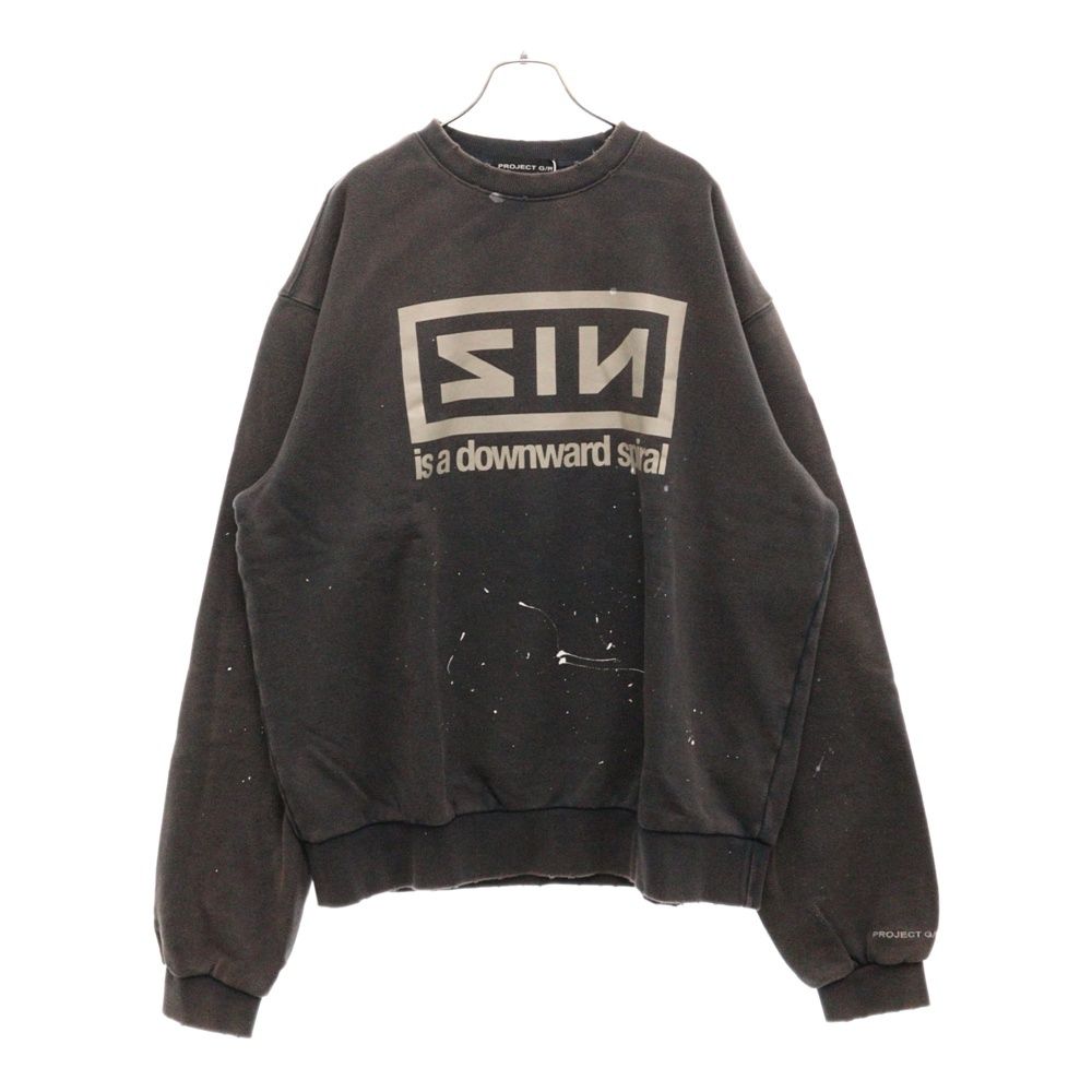 PROJECT G/R (プロジェクトジーアール) 24AW SIN WASHED SWEATSHIRT  