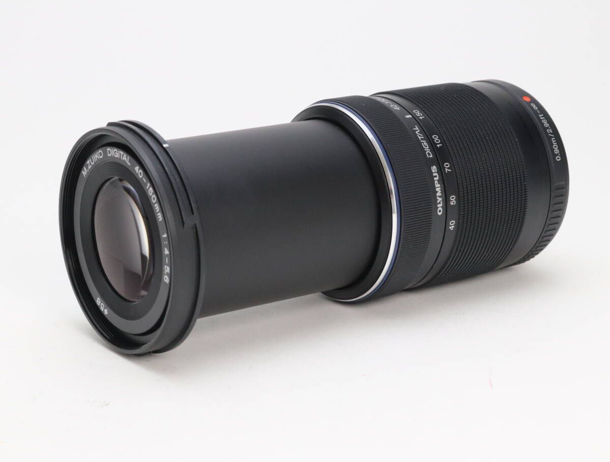 AB OLYMPUS オリンパス M ZUIKO DIGITAL ED 40 150 mm F 4 0 5 6 R ブラック 初期不良 対応 110 108