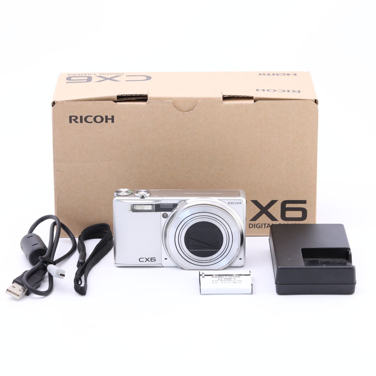 RICOH リコー デジタルカメラ CX6 シルバー CX6-SL - カメラ本舗