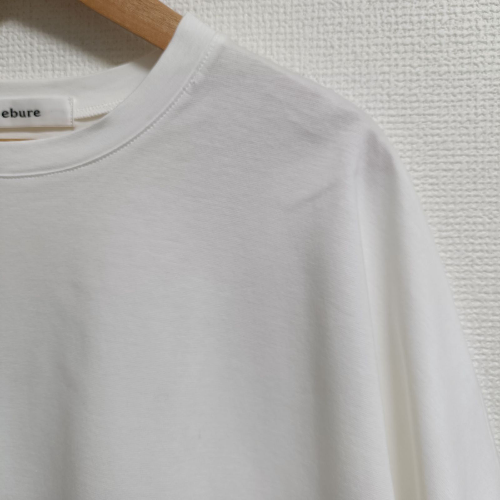 ebure エブール 超長綿スーピマコットン クルーネックTシャツ